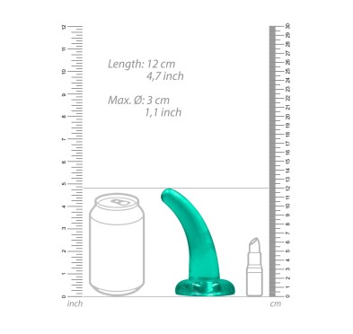 Gładkie małe dildo do stymulacji pochwy anusa 12cm